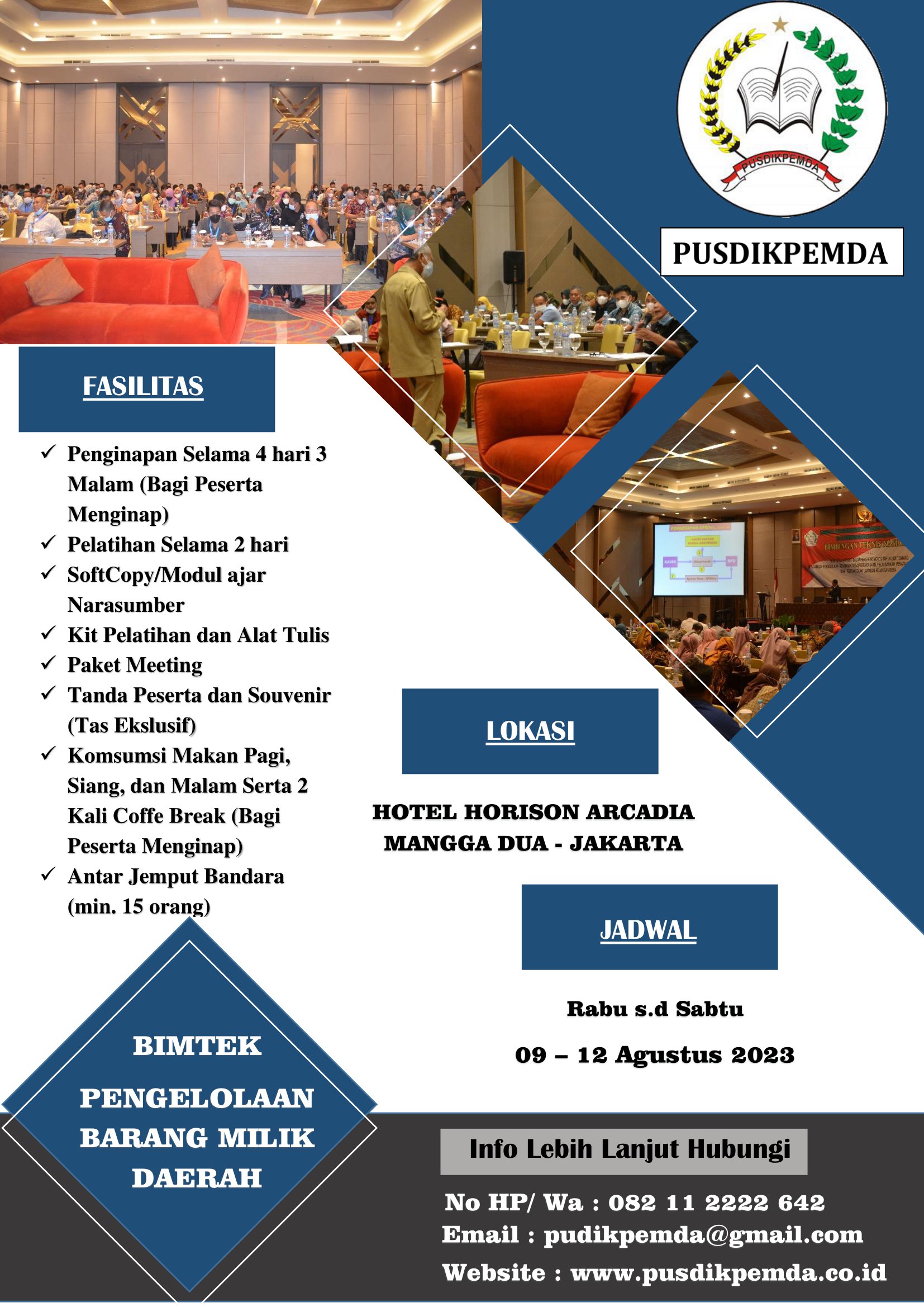 Brosur Pengelolaan Barang Milik Daerah 09-12 Agustus 2023